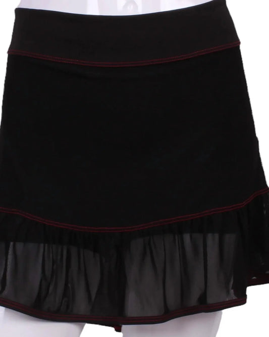 Women's Mesh Ruffle Skirt