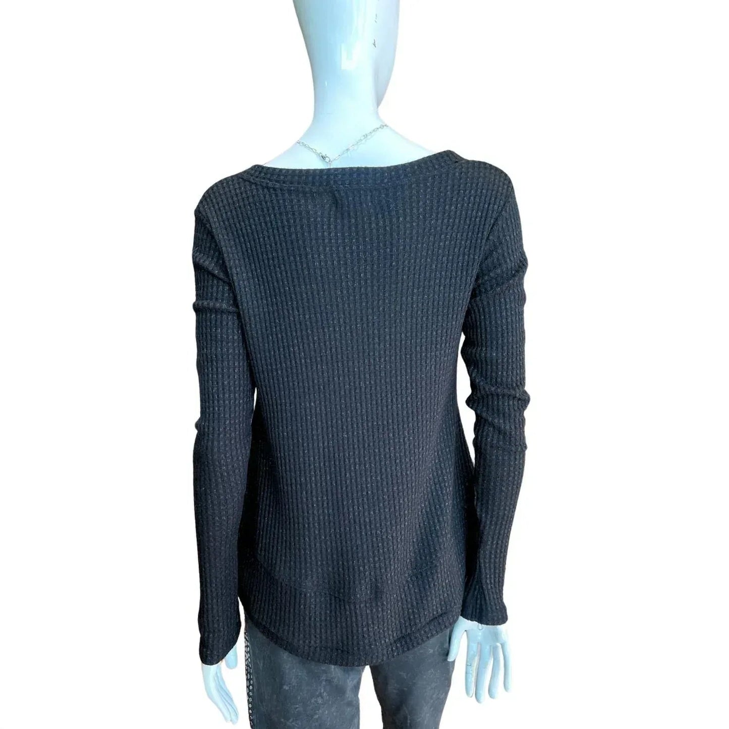 Women's Waffle Shimmer Top