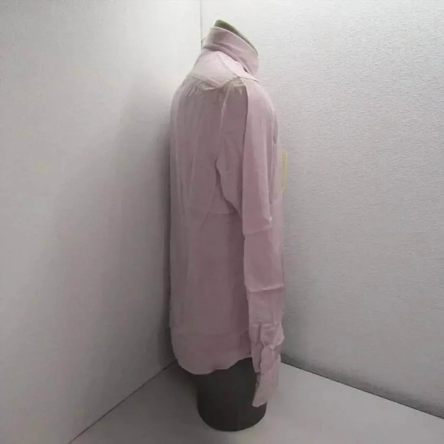 Herren Langarmhemd mit Kragen und Knopfleiste aus Baumwolle