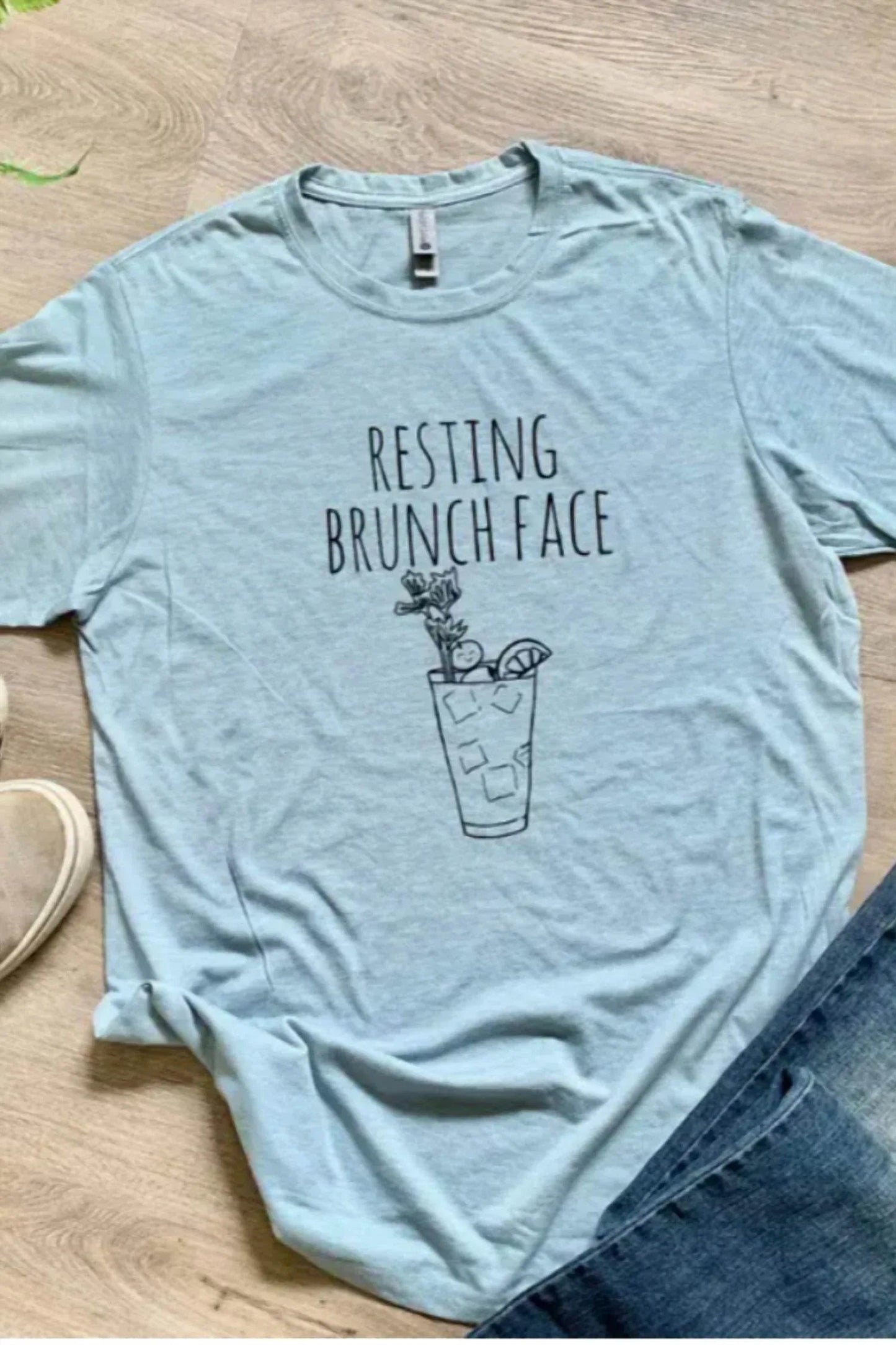 Unisex Ruhe-Brunch-Gesicht Lustiges T-Shirt