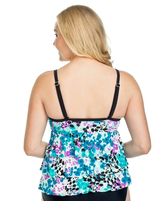 Sunny Delight Triple Tier Tankini-Oberteil