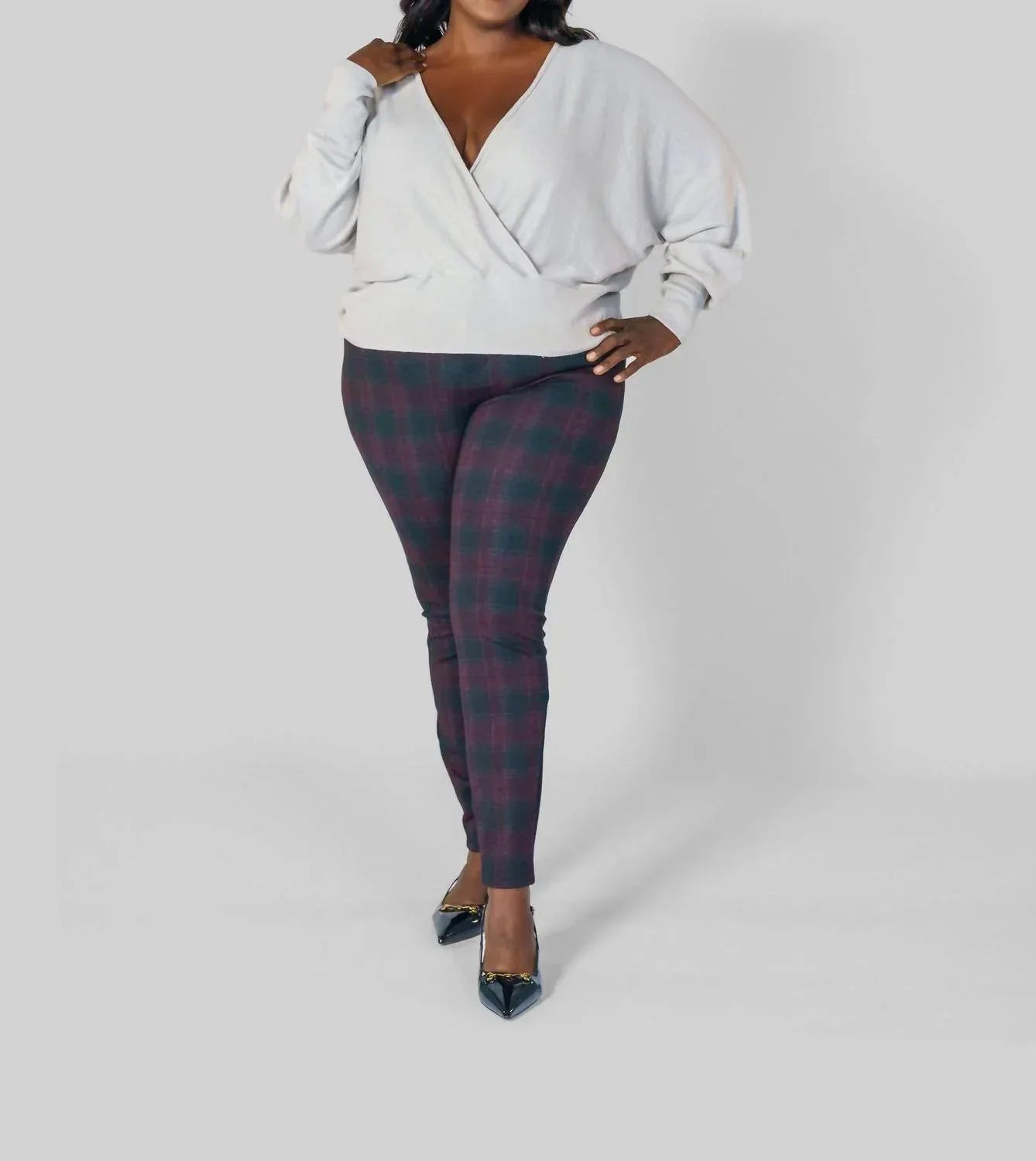 MULLEIN COTTON WRAP SWEATER