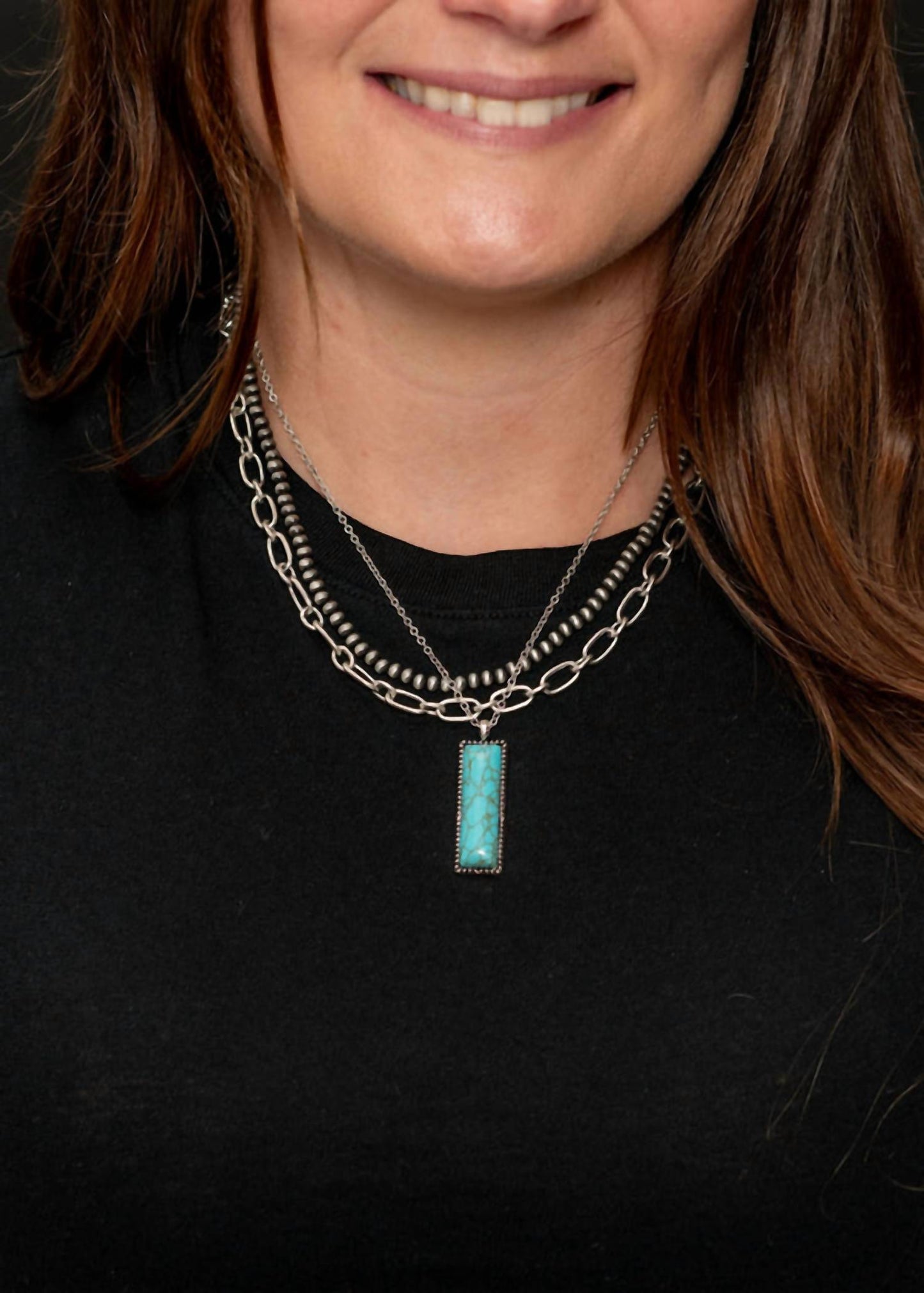 Women's Wolfe Bar Pendant Necklace