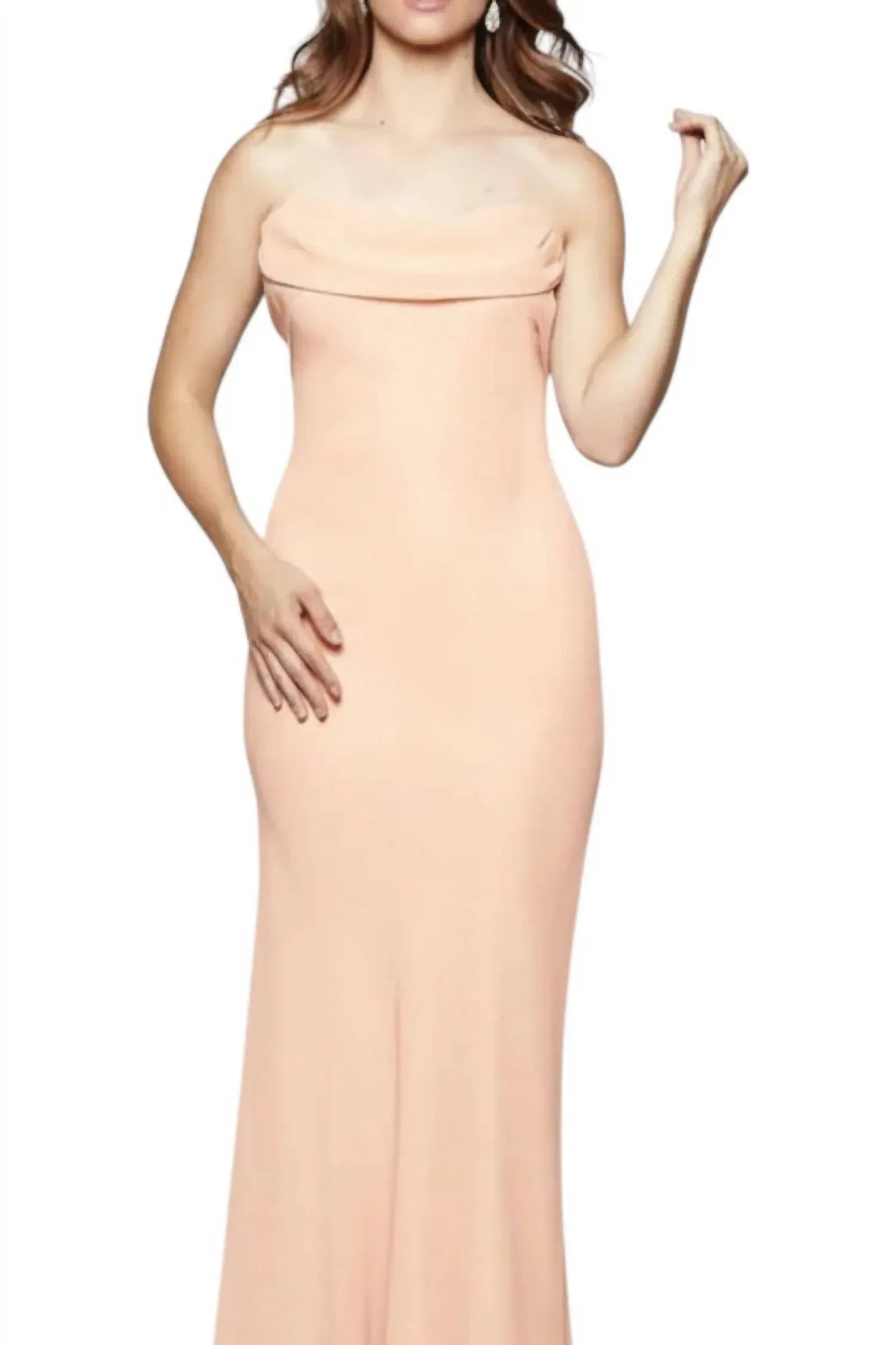 Flowing Cowl Neck Muse Maxi Dress