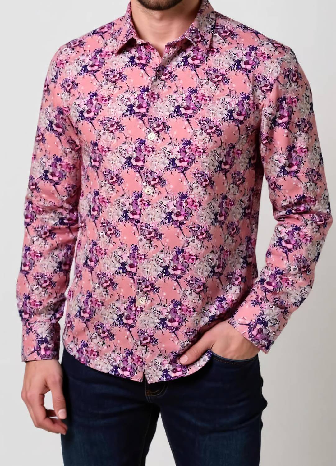 Kama Modern Fit Langarm-Button-Down-Hemd