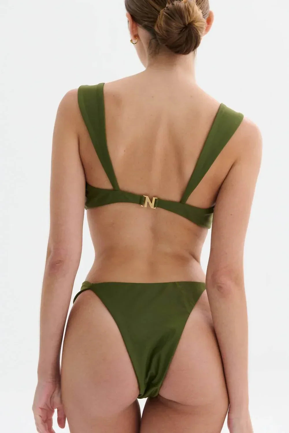 Travesia Bikini-Oberteil mit Falten