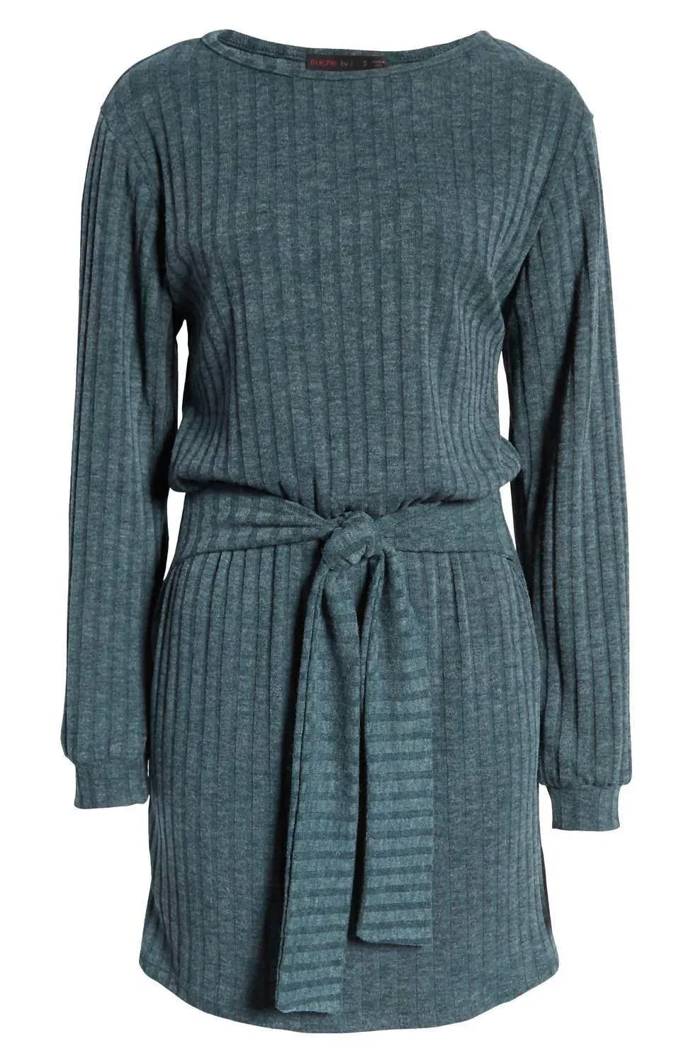 Kleid mit Bindedetail und langen Ärmeln