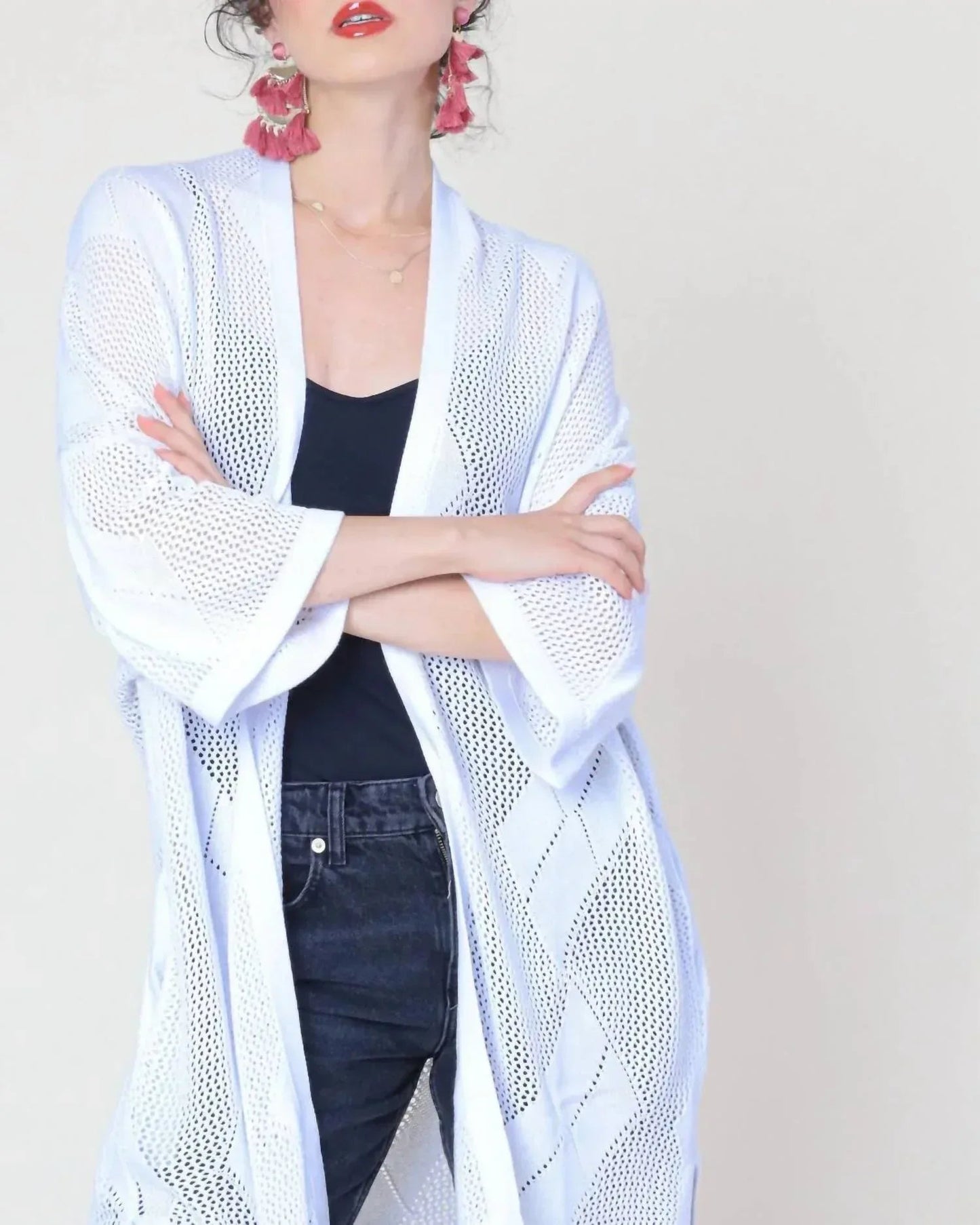 Strickjacke mit Muster