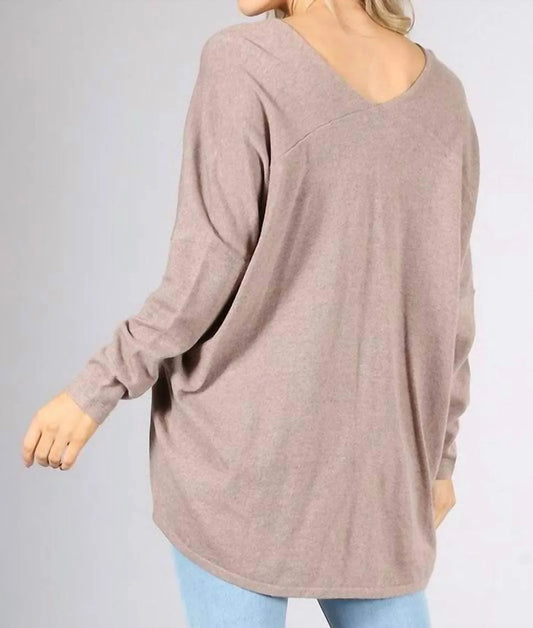 Taylor Oversized Dolman-Ärmel-Oberteil