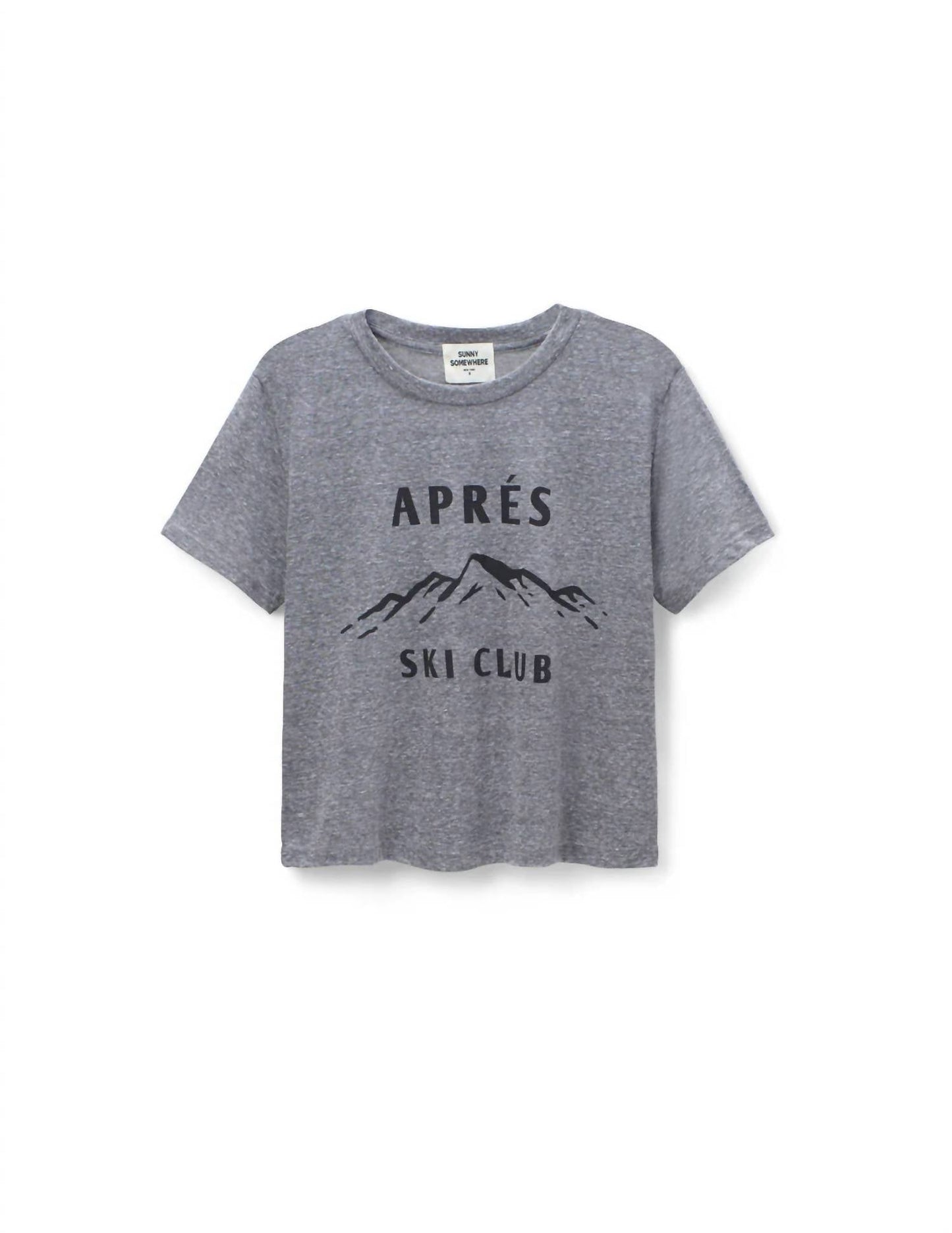 Damen Apres Ski Club Alltag Kurzarm-T-Shirt