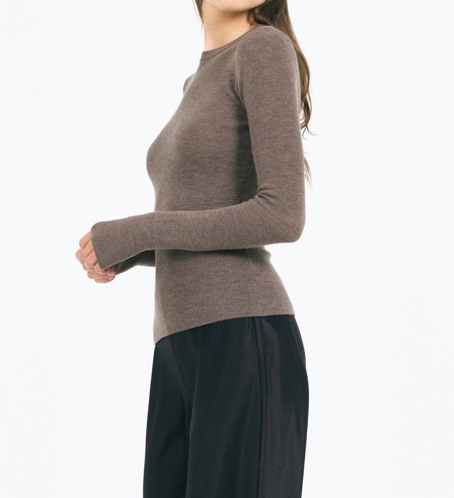 Bristol Merino Rundhalsoberteil