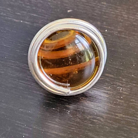 Women's Ocean Glass Cocktail Ring