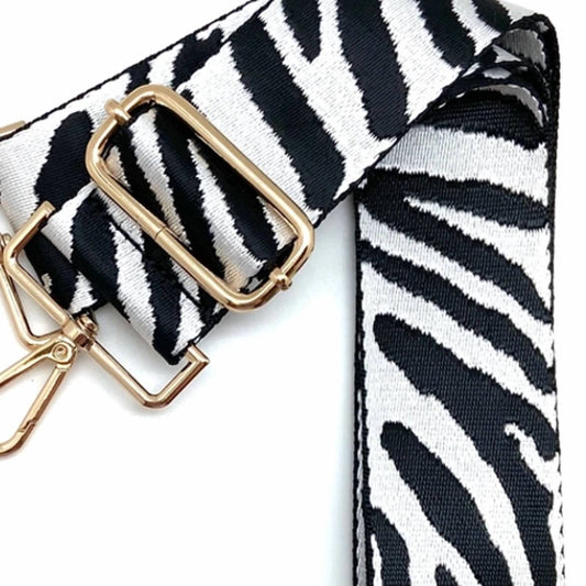 Women's Tiger Print Adjustable Crossbody Bag Strap