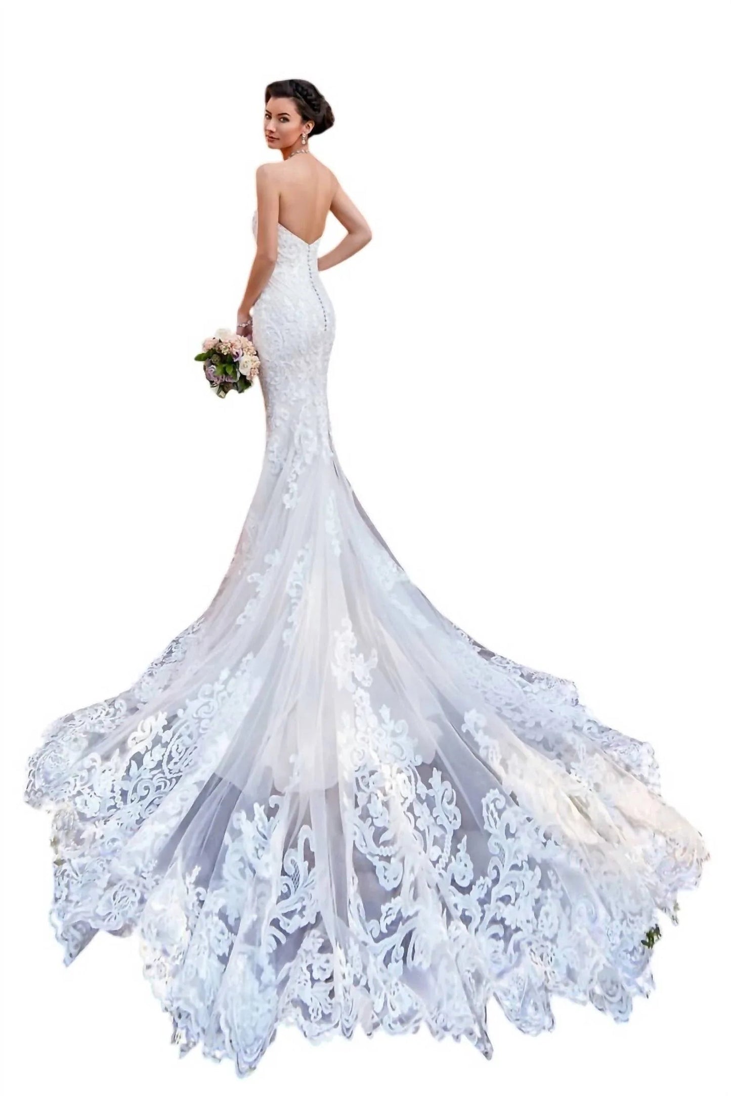 Kate Fit-and-Flare Brautkleid