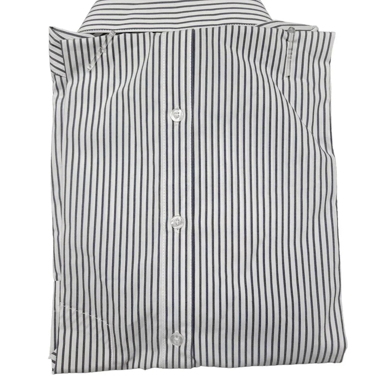 Men's Long Sleeve Slim Fit Striped Shirt