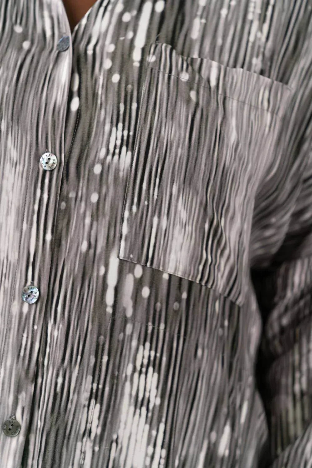 Sea Viscose Shirt Dress - Plus