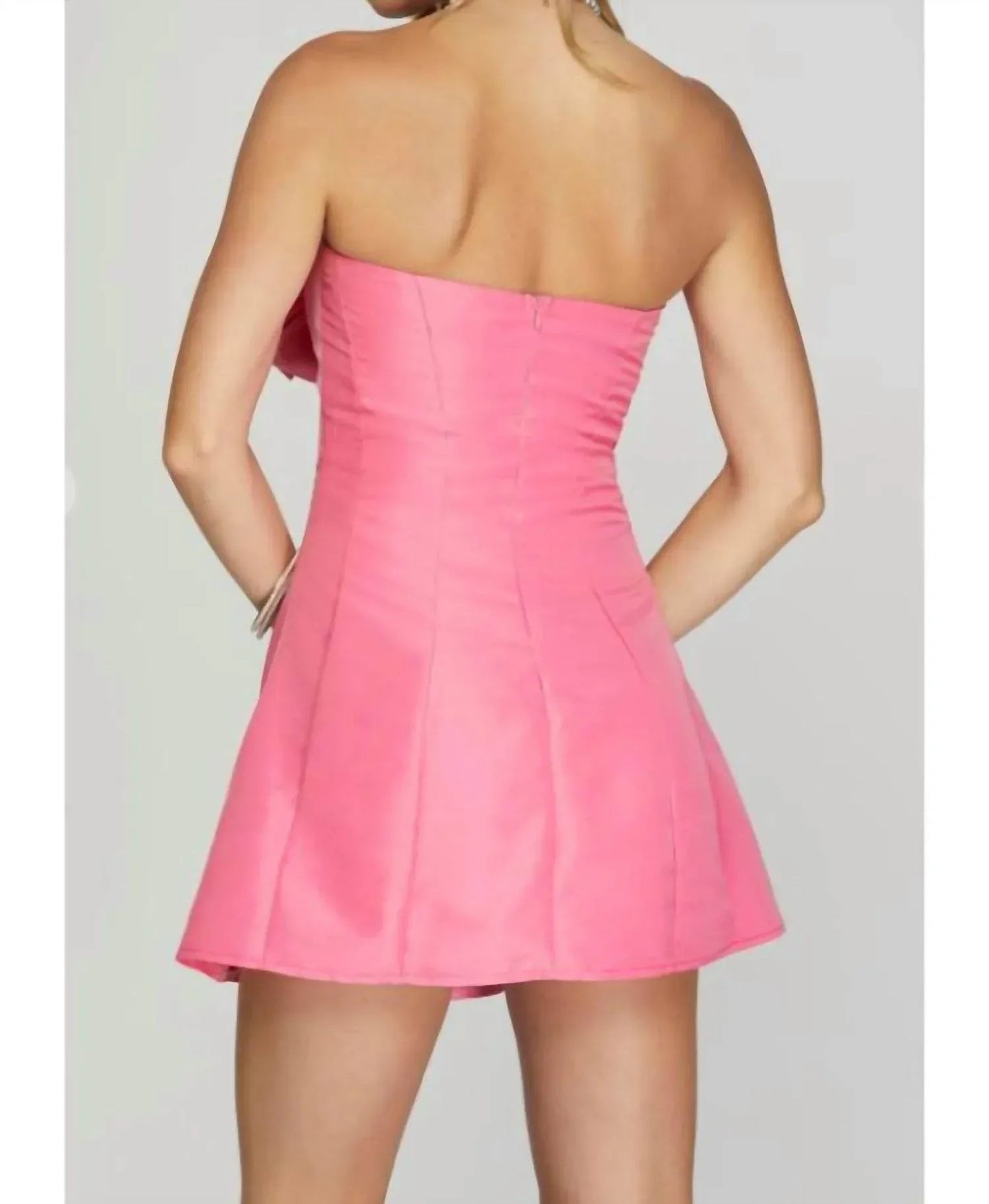The Everly Bow Front Mini Dress