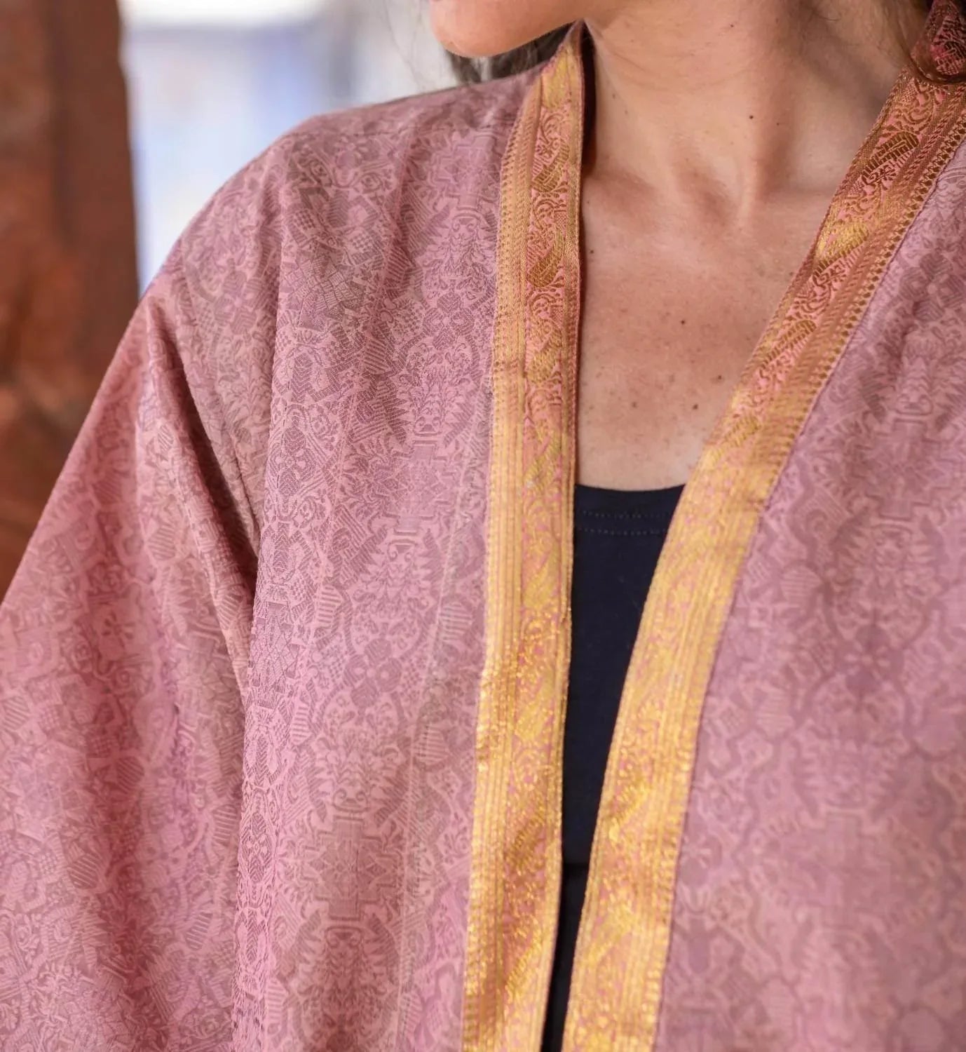 Diva Silk Saree One Size Kimono