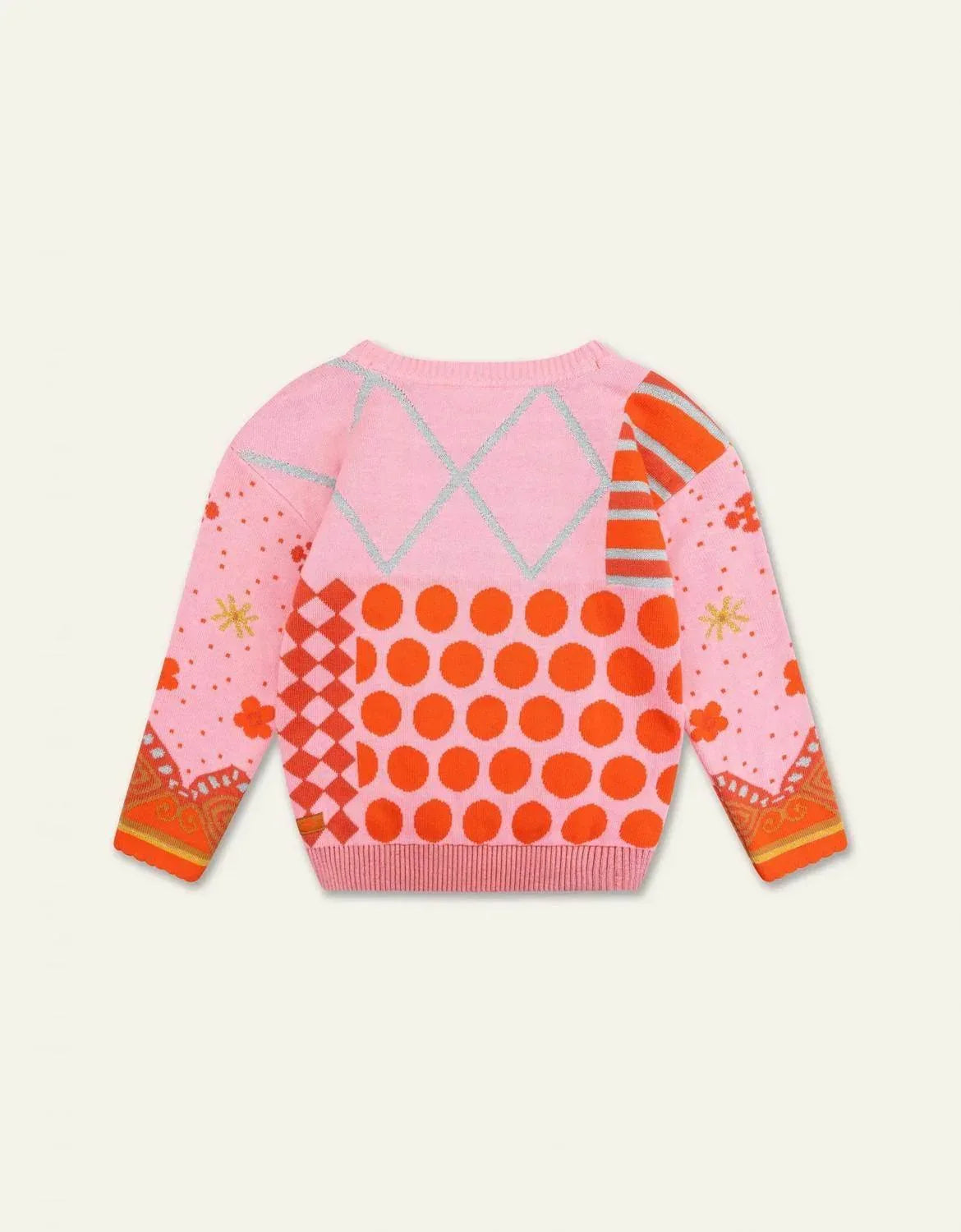 Kid's Dots Jacquard Kit Sweater