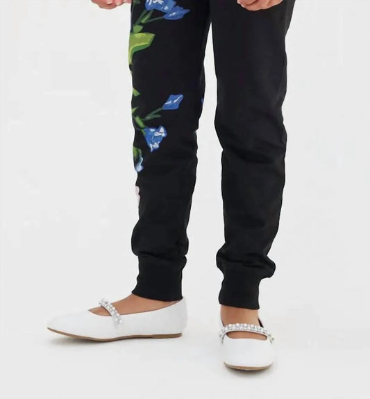 Hydrangea Printed Joggers