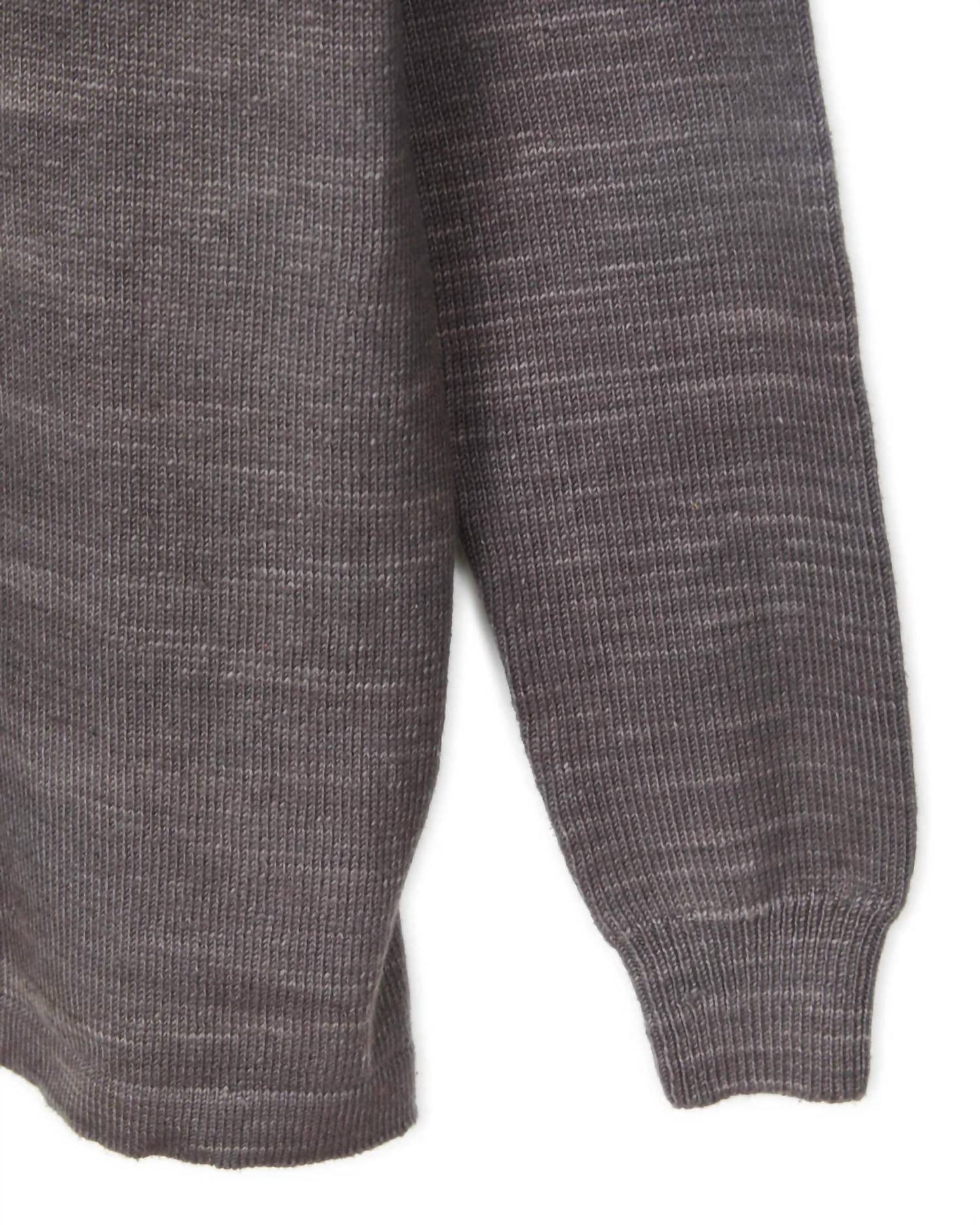 Herren Madhur Johnny Kragen Flachstrickpullover