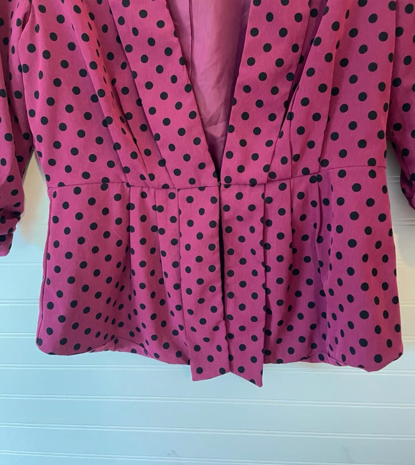 Damen-Blazer mit Polka-Dots
