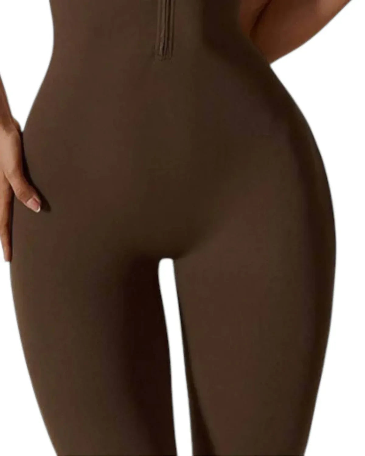 Scuba Short Sleeve Zip Jumpsuit