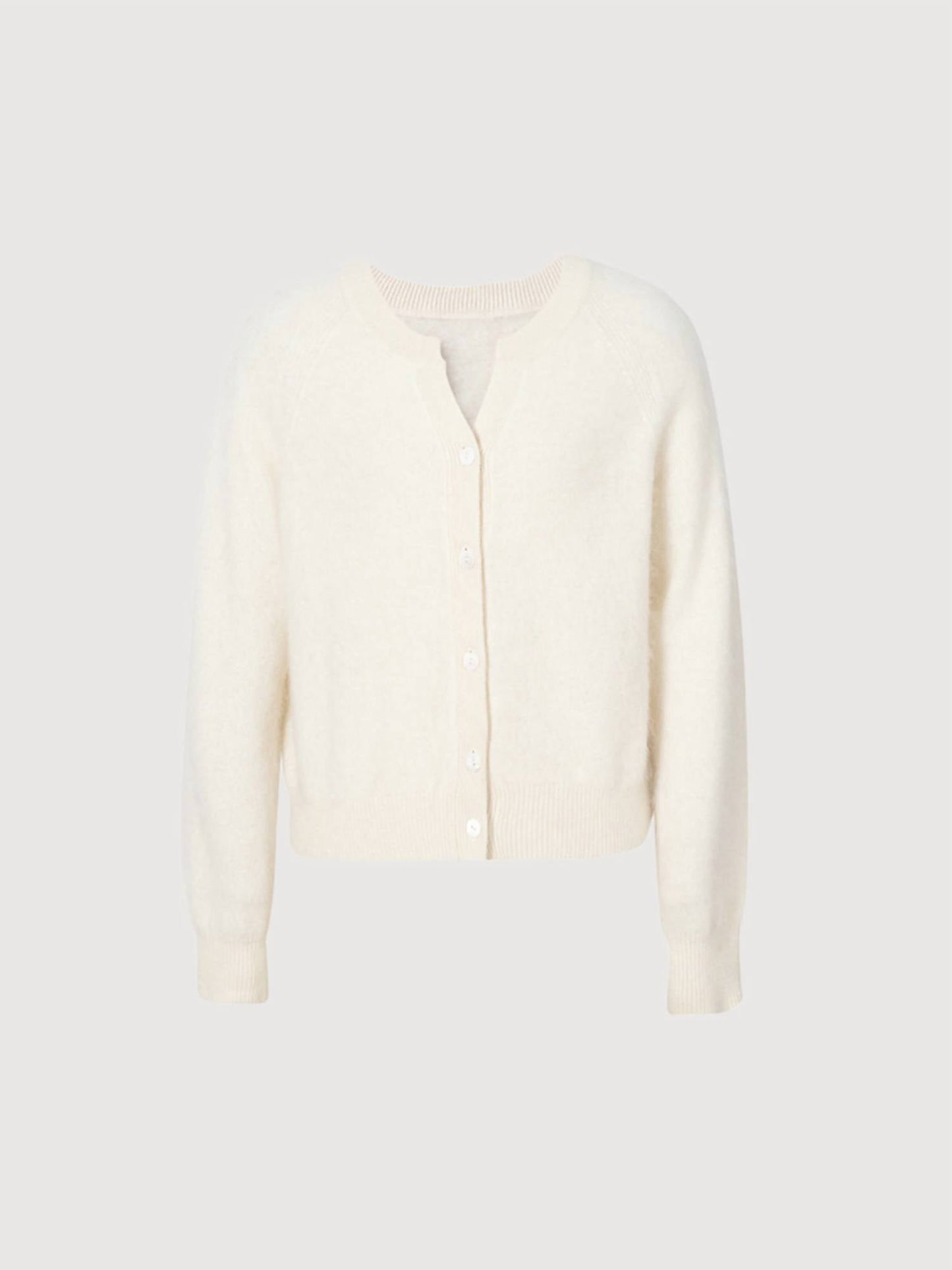 Cardigan aus gebürstetem Kaschmir