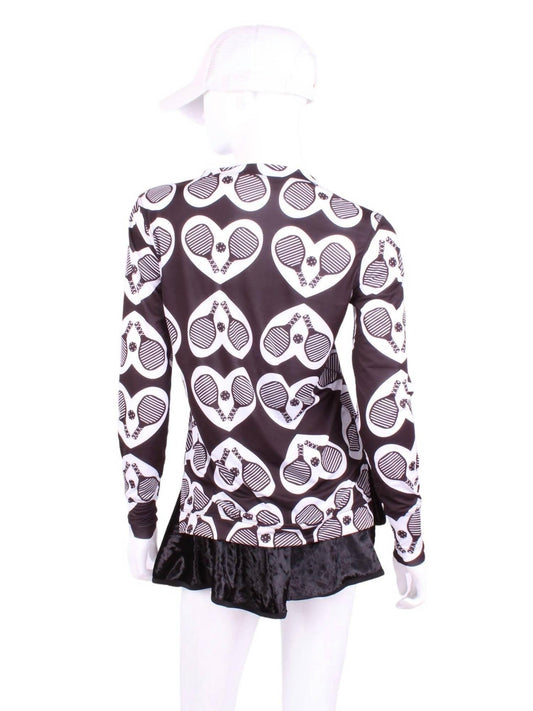 Women's Pickleball Long Sleeve Very Vee Tee