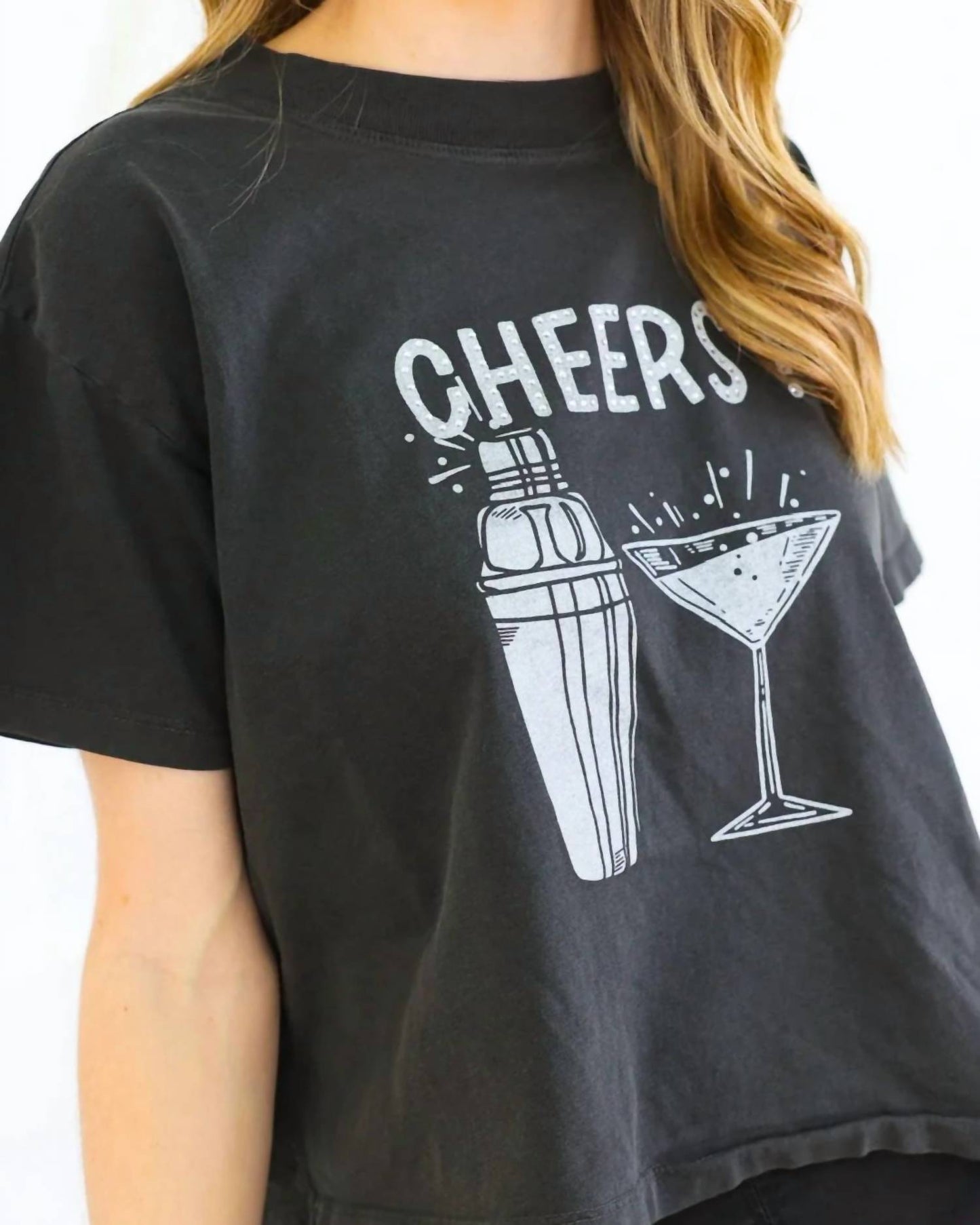 Shaker Wide Crop Tee