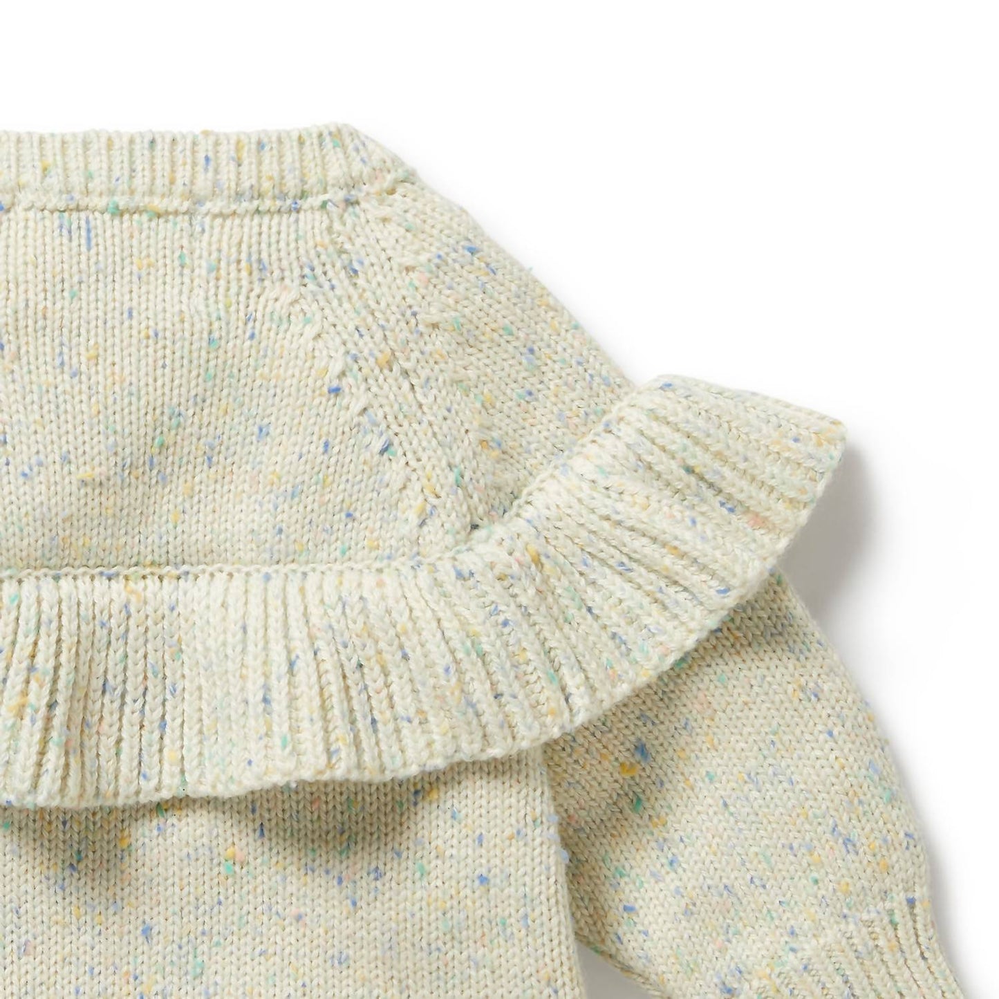 Gestrickter Rüschenpullover für Kinder