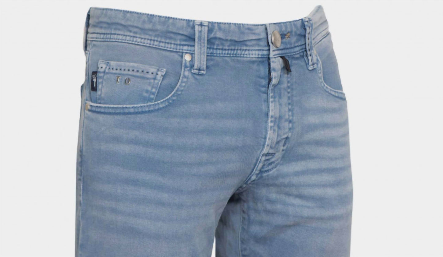 Herren-Jeans Straight Leg Michelangelo aus Stretch-Denim