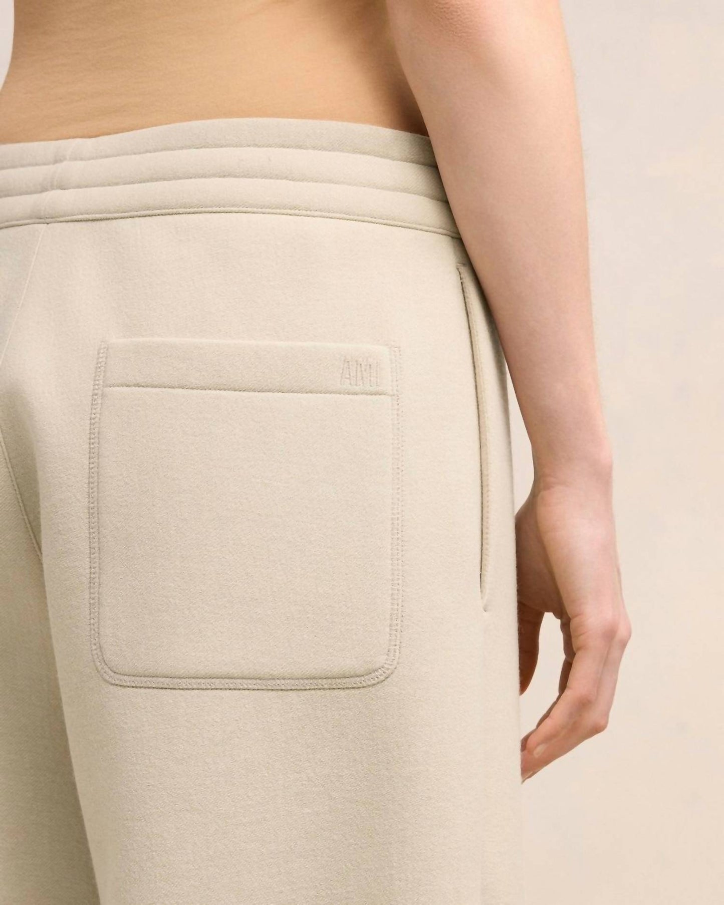 Plissierte Hose mit Kordelzug
