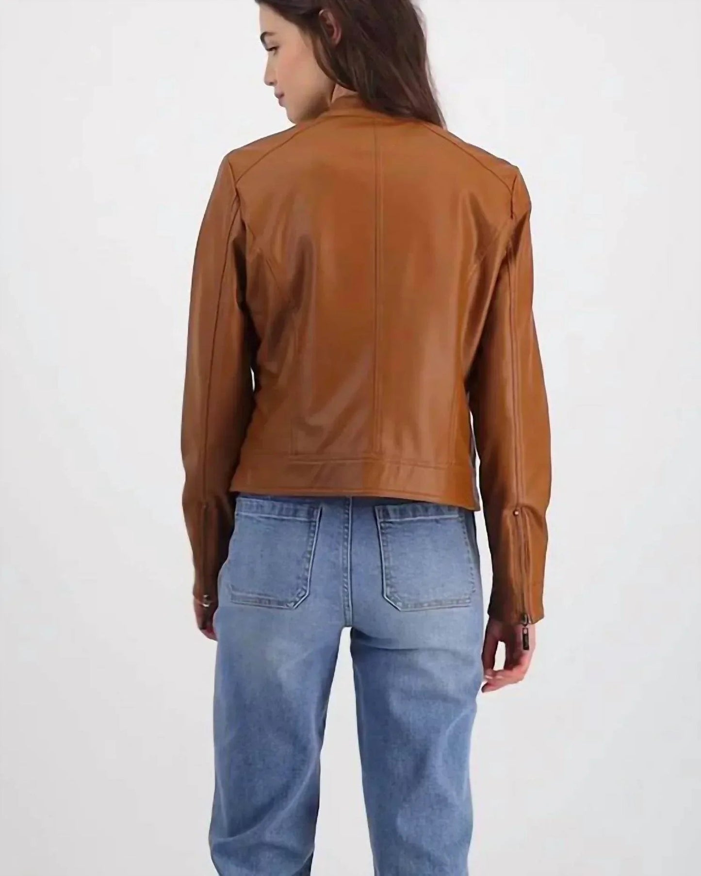 Moto-Jacke für Jugendliche mit Kunstfellfutter