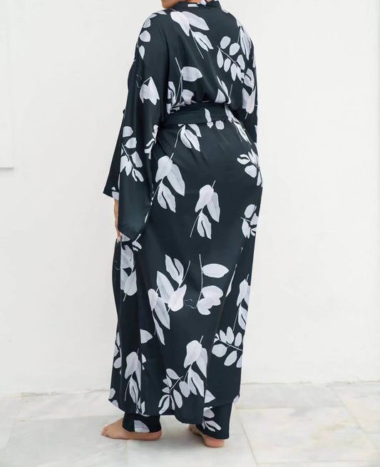 Floral Maxi Robe - Plus