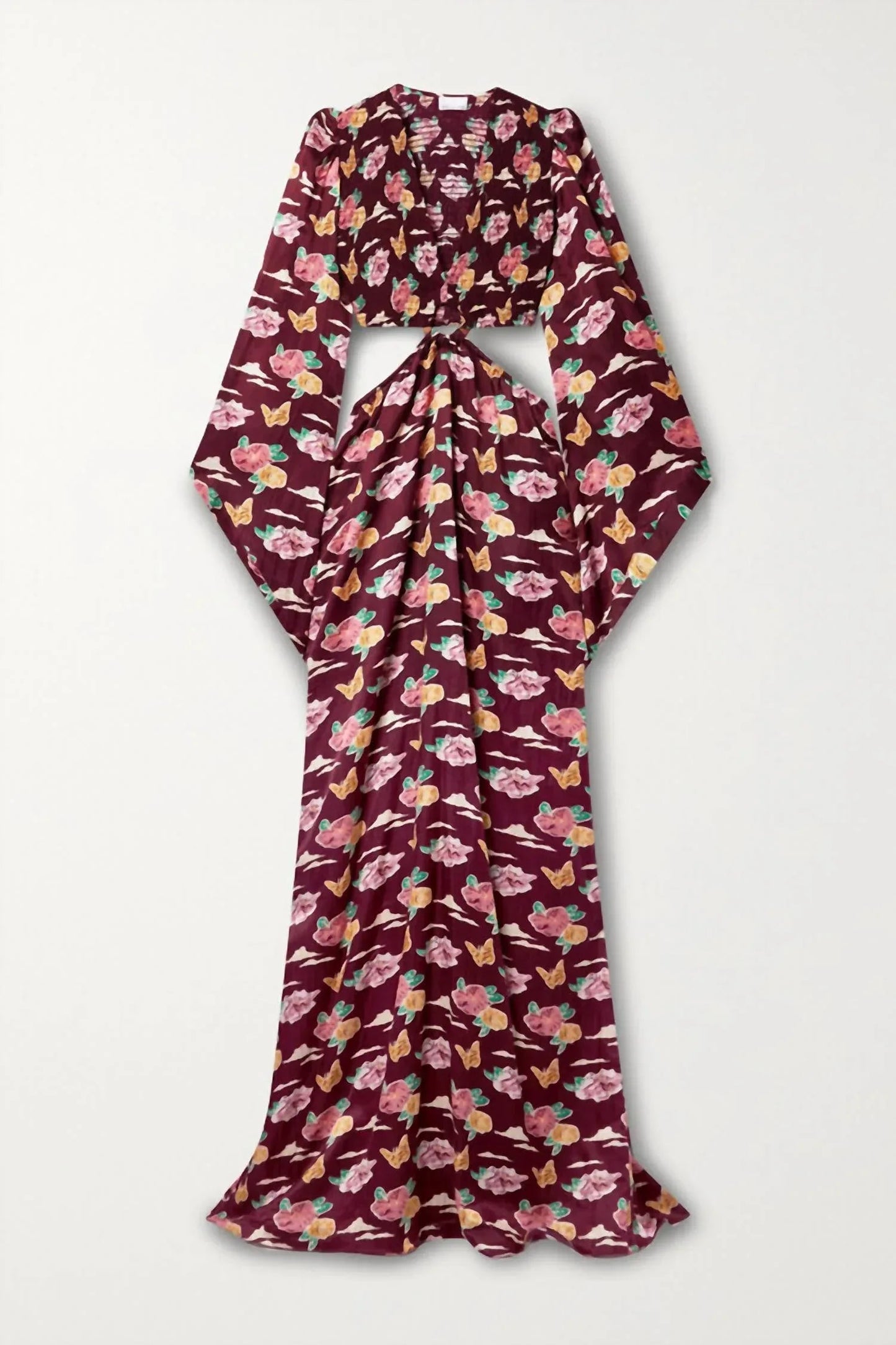 Geblümtes Maxikleid Amora mit Cut-outs