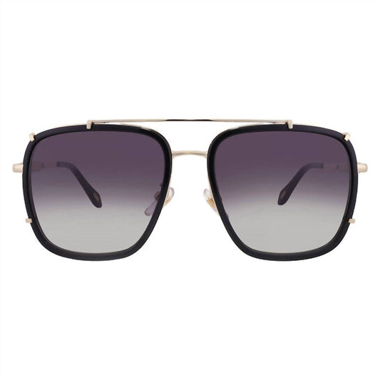 Unisex Sonnenbrille mit Farbverlauf im Navigator-Stil