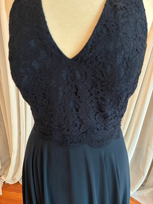 Women's Marquis Lace Halter Dress