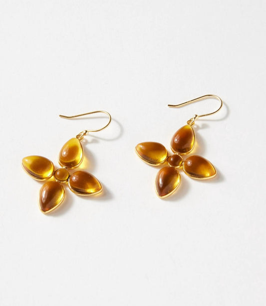 Women's Dangling Gemstone Earrings
