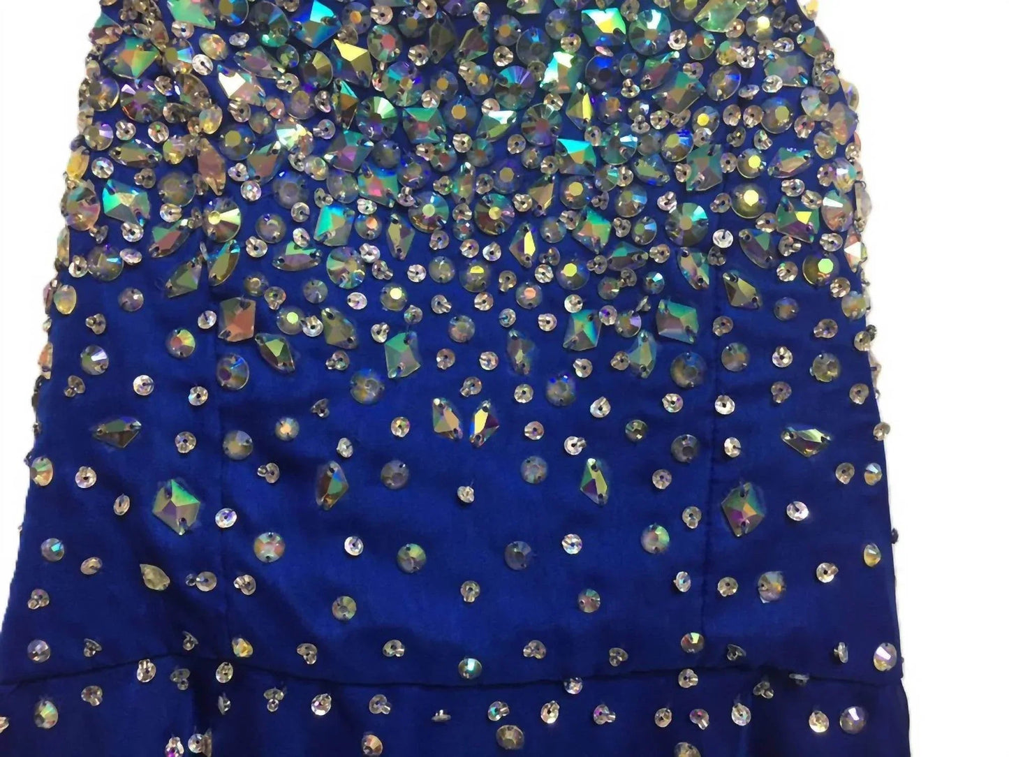 Lexie Mon Cheri Tween blaues Kleid mit Juwelen