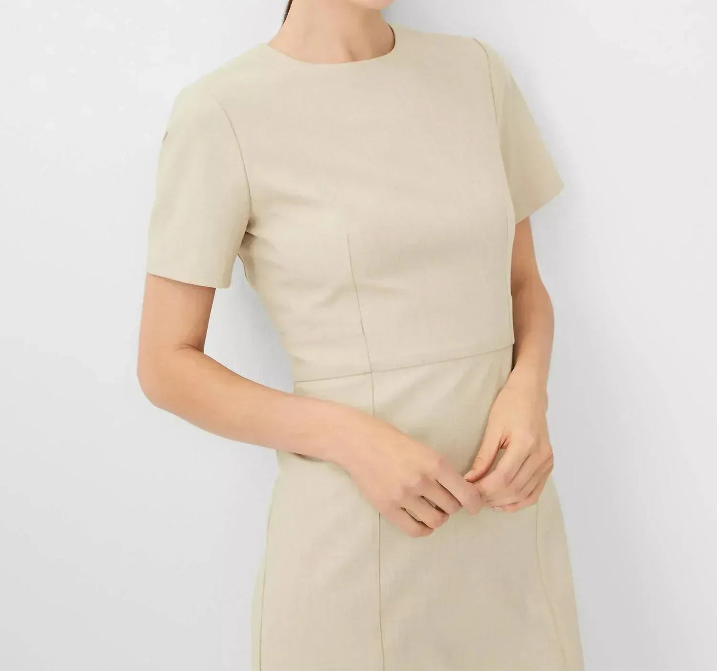 Short Sleeve Sheath Dress