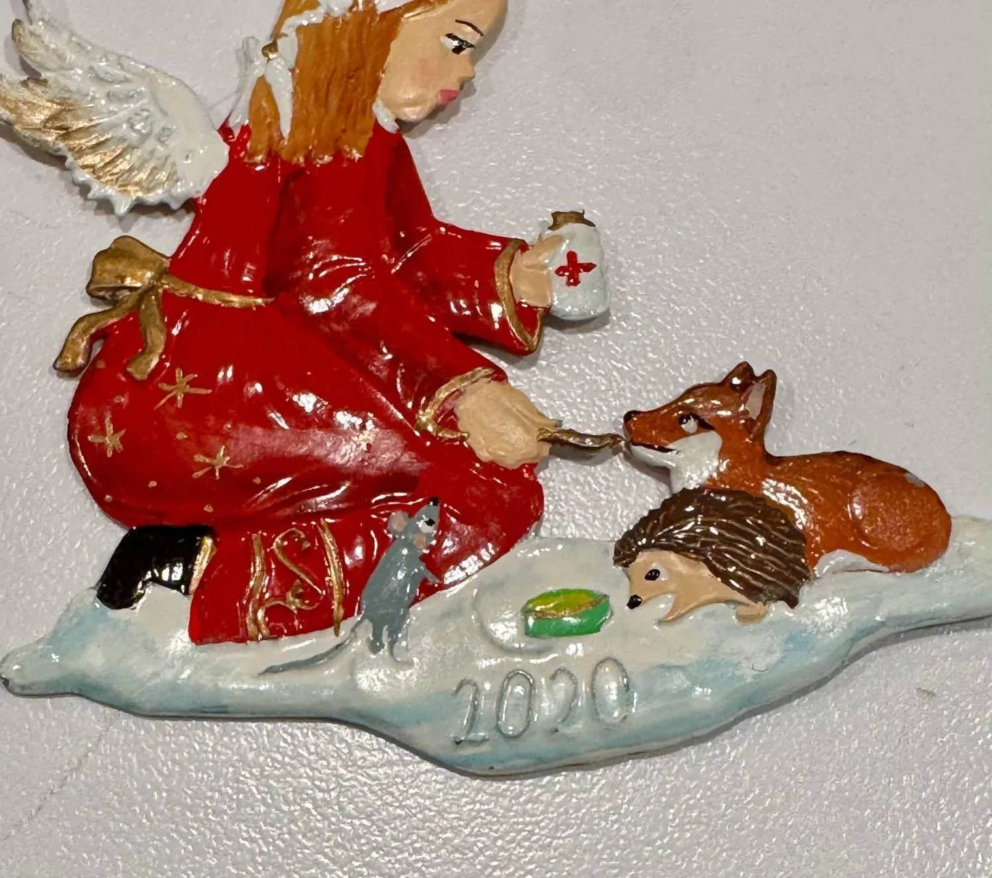 Pflegerin Engel Christbaumschmuck