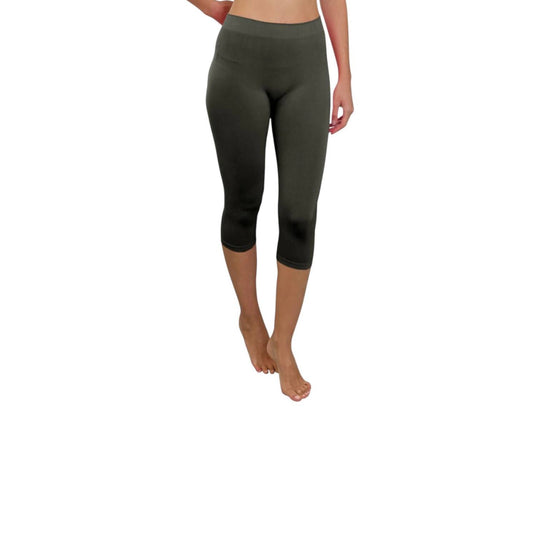 Women's Luxury Legging Bamboo Fabric Capri