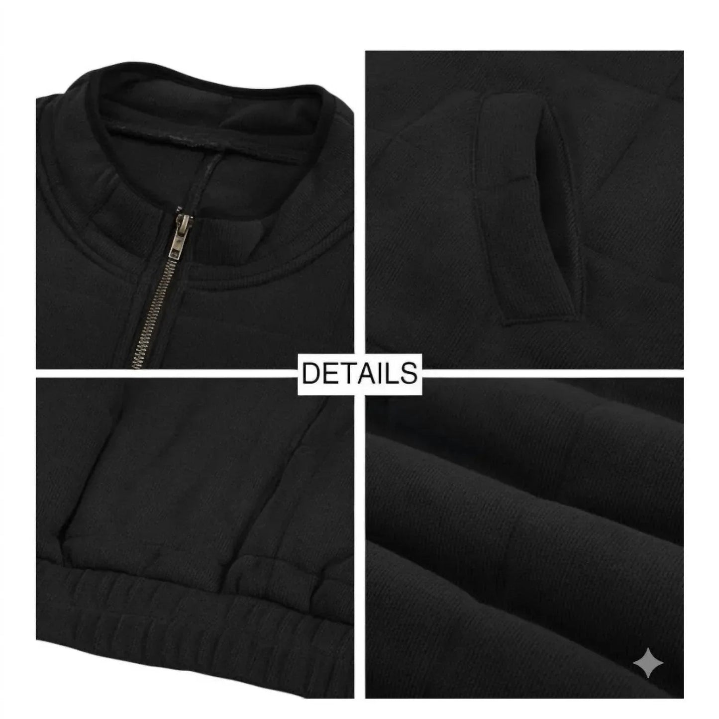 Quilted Zip-up Jacket