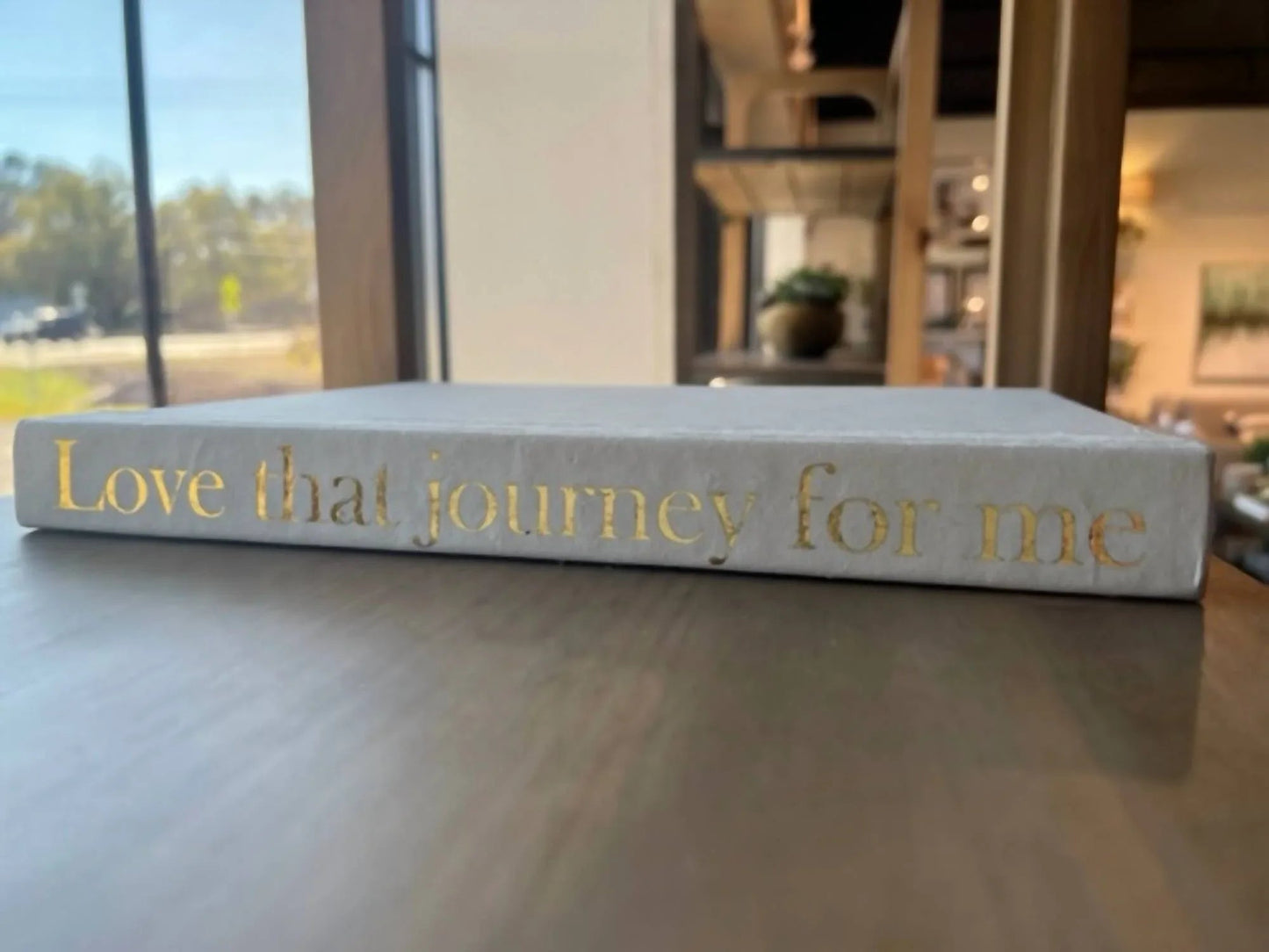 "love That Journey For Me" Decorative Table Book
