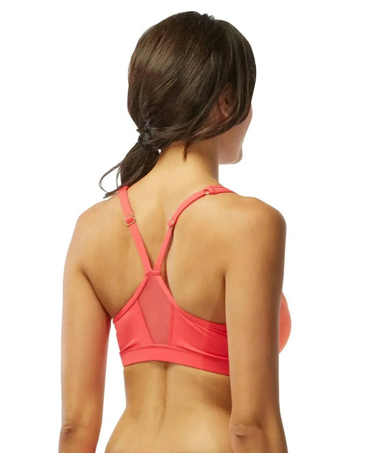 Barbados D-cup Pure Racer Back Zip Front Underwire Bikini Top