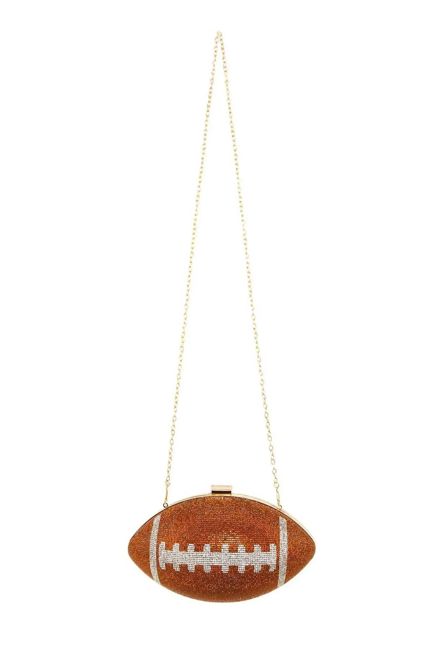 Strass-Fußball-Clutch für Damen