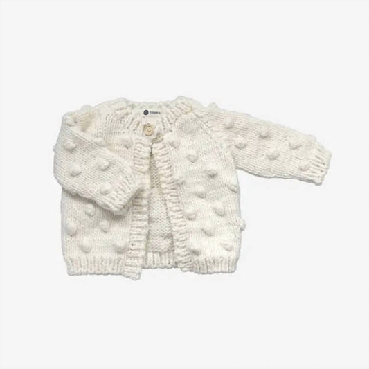 Popcorn-Strickjacke für Kinder