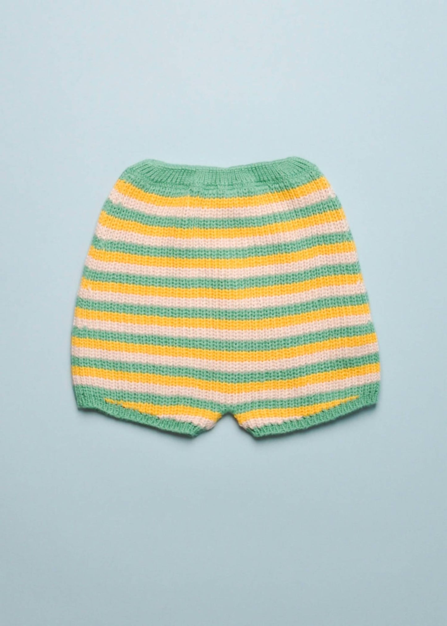 Mädchenstrick-High-Waist-Shorts