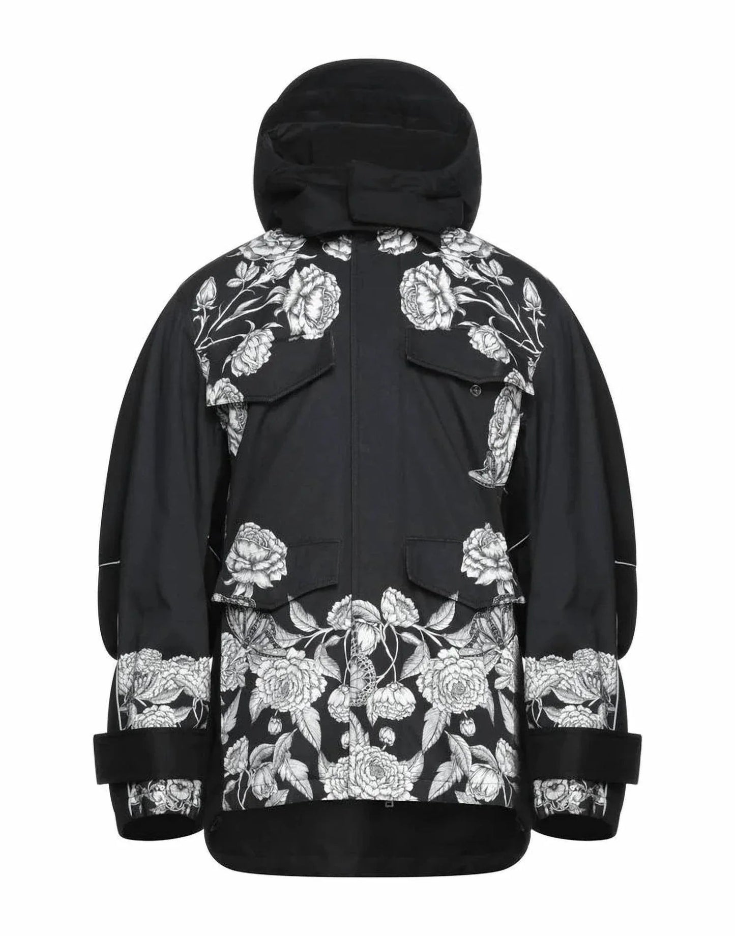Cotton Blend Print Jacket
